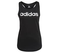 adidas Donna Essentials Loose Logo Tank Top, Black / White, XS