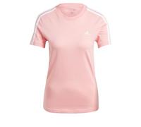 adidas Performance - Essentials - T-shirt rosa slim con 3 strisce L