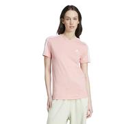 adidas Performance - Essentials - T-shirt rosa slim con 3 strisce XS