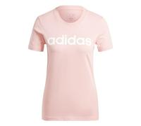 adidas Donna Essentials Slim Logo Tee, Semi Pink Spark, S
