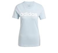 adidas Donna Essentials Slim Logo Tee, Wonder Blue, M