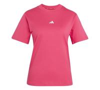 adidas Donna Essentials Small Logo Cotton Shirt, Power Pink/White, M