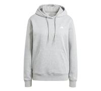 adidas Donna Essentials Small Logo Feel Cozy Hoodie, Medium Grey Heather, S