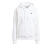 adidas Donna Essentials Small Logo Feel Cozy Hoodie, White, XS