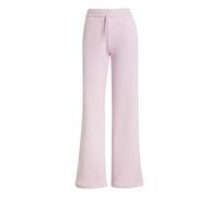 adidas Donna Essentials Small Logo Feel Cozy Open Hem Pants, Clear Pink/White, L