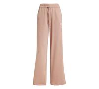 adidas Donna Essentials Small Logo Feel Cozy Open Hem Pants, Warm Clay/White, L