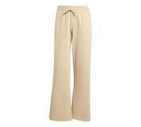 adidas Donna Essentials Small Logo Feel Cozy Open Hem Pants, Warm Sandstone/White, M