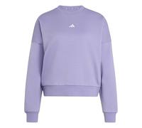 adidas Donna Essentials Small Logo Feel Cozy Relaxed Fit Sweatshirt, Magic Lilac/White, XS