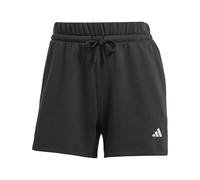 adidas Donna Essentials Small Logo Feel Cozy Shorts, Black/White, S
