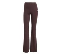 adidas Donna ESSENTIALS SMALL LOGO FLARED LEGGINGS, shadow brown/white, XS