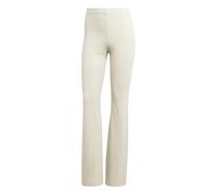 adidas Donna Essentials Small Logo Flared Leggings Tights, Wonder Alumina/White, M