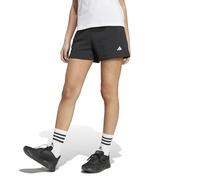 adidas Donna Essentials Small Logo Fleece Shorts, Black, M