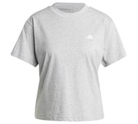 adidas Donna Essentials Small Logo T-Shirt, Medium Grey Heather, S