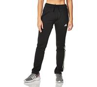 adidas Donna Essentials Warm-Up 3-Stripes Track Pants, Black, XS