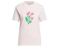 adidas Donna Floral Bloom At Your Own Pace Graphic Shirt, Distilled Pink, S