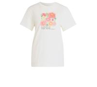 adidas Donna Floral Loose Graphic 2 Shirt, off White, L