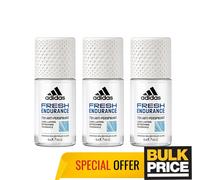 Adidas Donna Fresh Endurance Roll-On Deodorante 72H Sweat Odour Control Confe...