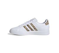 Adidas Donna Grand Court 2.0 Shoes, Cloud White/Magic Beige/Matte Gold, 37 1/3 EU