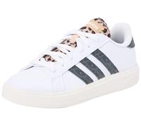 Adidas Donna Grand Court Base 2.0 Shoes, Cloud White/Carbon/Magic Beige, 38 2/3 EU