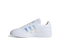 adidas Grand Court Base 2.0 Shoes, Scarpe Donna, Cloud White/Cloud White/Clear Pink, 38 EU