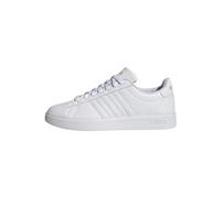 adidas Donna Grand Court Cloudfoam Lifestyle Court Comfort Shoes, Cloud White/Cloud White/Gold Metallic, 39 1/3 EU