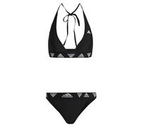 adidas Donna Halterneck Bikini, Black/White, XL