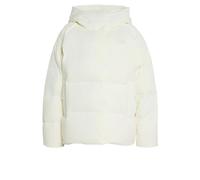 adidas Donna Helionic Down Puffer Hooded Coat, off white, L