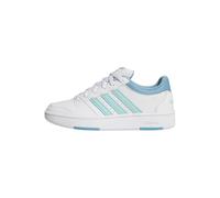adidas Donna Hoops Classic Shoes, Ftwr White/Flash Aqua/preloved Blue, 41 1/3 EU