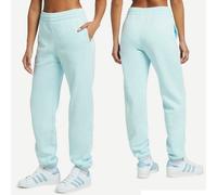 Adidas Donna Jogginghose Relaxed In Cotone Felpa Turchese Azzurro XS