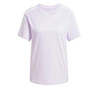 adidas Donna Lounge Soft Side Graphic T-Shirt, Ice Lavender, S