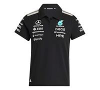 adidas Donna Mercedes - Amg Petronas Formula 1 Team Engineers Polo Regular Shirt, Black/White, S