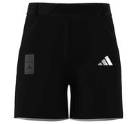 Adidas Donna Mercedes - AMG Petronas Formula One Team Mechanics Short Women, Black/Reflective Silver, 10