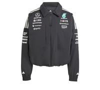 adidas Donna MERCEDES - AMG PETRONAS FORMULA ONE TEAM TEAM JACKET WOMEN, Black/White, XS