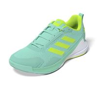 adidas Donna Novaflight 2 Indoor Shoes, Flash Aqua/Lucid Lemon/Ftwr White, 48 EU