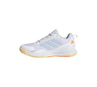 adidas Donna Novaflight 2 Indoor Shoes, Ftwr White/Crystal Sky/Ice Tangerine, 38 EU