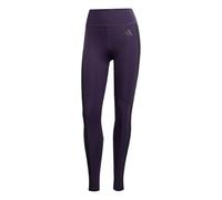 adidas Donna Optime Essentials 3 Stripes 7/8 Leggings, aurora plum/black, XXS