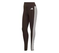 adidas Donna Optime Essentials 3 Stripes 7/8 Leggings Tights, Aurora Coffee/white, S