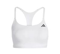 adidas Donna Optime Essentials Workout Light Support Bra, White, M