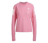 adidas Donna Own The Run Long Cuff Sleeve Tee, Pink Fusion, XL