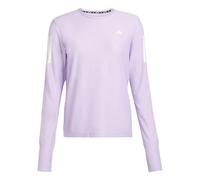 adidas performance - Own the Run - T-shirt a maniche lunghe viola polvere M