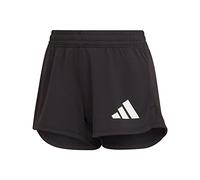 adidas Donna Pacer 3-Bar Knit Shorts, Black / White, L