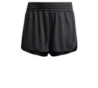 adidas Donna Pacer Essentials Knit High-Rise Shorts (Plus Size), Black, XXL Plus