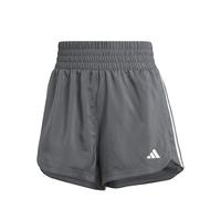 adidas Donna Pacer Training 3-Stripes Woven High-Rise Shorts, GRESIX/White, XS 3 inch