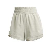 adidas Donna Pacer Training 3-Stripes Woven High-Rise Shorts, Wonder Alumina Mel/Wonder Alumina, L 5 inch