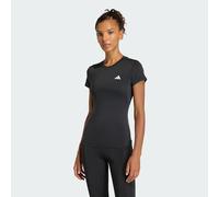 adidas Donna Power Essentials Workout Contour Shirt, Black, S