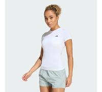 adidas Donna Power Essentials Workout Contour Shirt, White, S