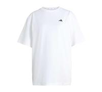 adidas Donna Power Essentials Workout Oversized Shirt, White, S