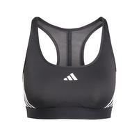 Adidas Donna PowerReact Train 3Stipes Bra, Black, S