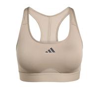 Adidas Reggiseno sportivo PowerReact Training Supporto medio Chalky Brown L Donna