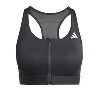 adidas Donna Powerreact Training Medium Support Zip Bra, Black, XXL C-D